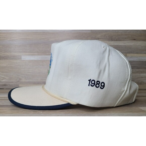 Vintage 1990s AT&T Pebble Beach National Pro-Am Embroidered White‎ USA Hat - Picture 3 of 8